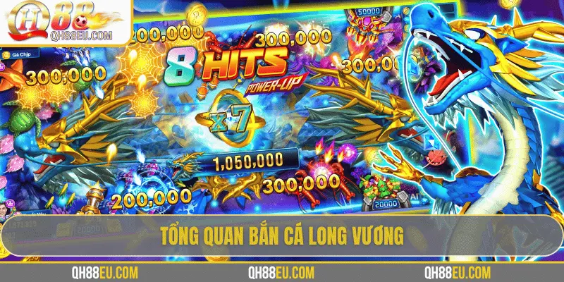 Giao diện bắn cá Long Vương 3D cực đẹp tại QH88