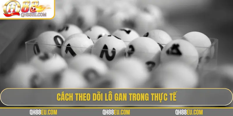 Cách theo dõi lô gan trong thực tế