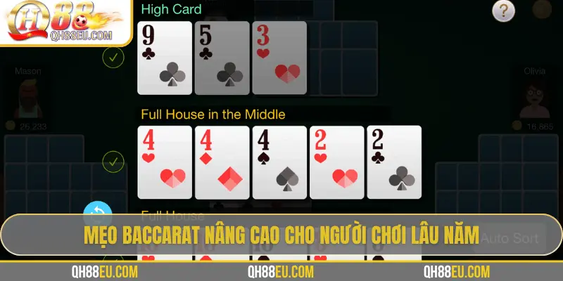 Những mẹo Baccarat cơ bản để bắt đầu